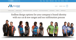 Desktop Screenshot of mansfieldtextiles.com